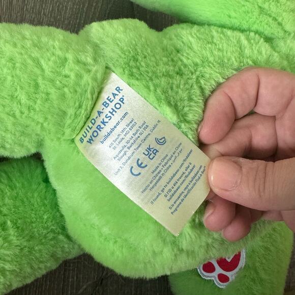 Build-A-Bear Spring Green Frog 16" - Picture 5 of 5